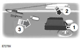 1. Federclip vorsichtig lösen.